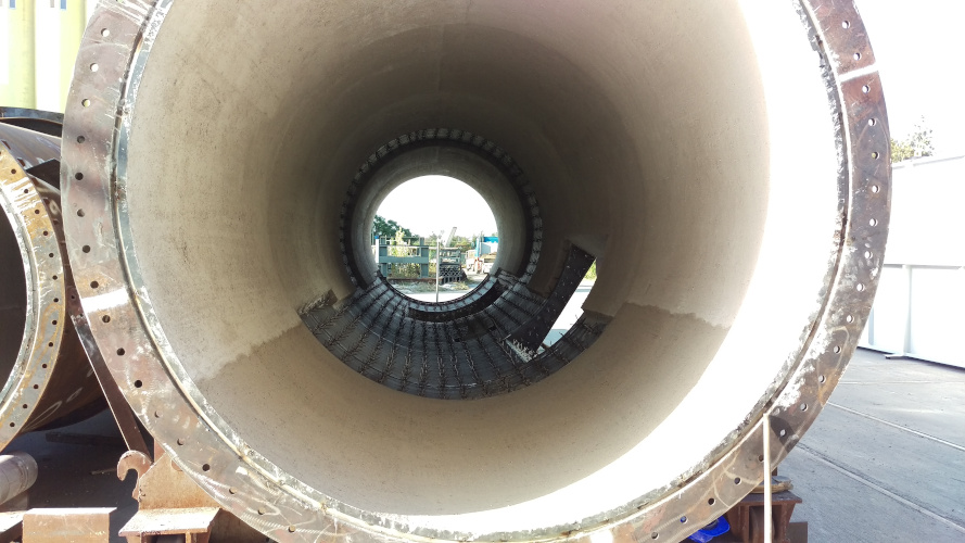 Smoke stack for petrochemistry industry